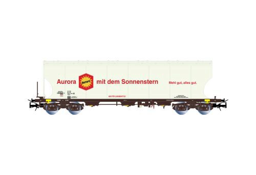 Rivarossi HR6625 DB 4-achsiger hopper wagon mit rounded lateral sides Aurora  Ep.V